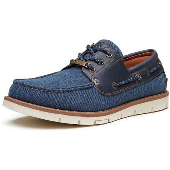 Men\'s Shoes Classic Casual Shoes Comfortable Loafers Slip on Boat Shoes, Blue